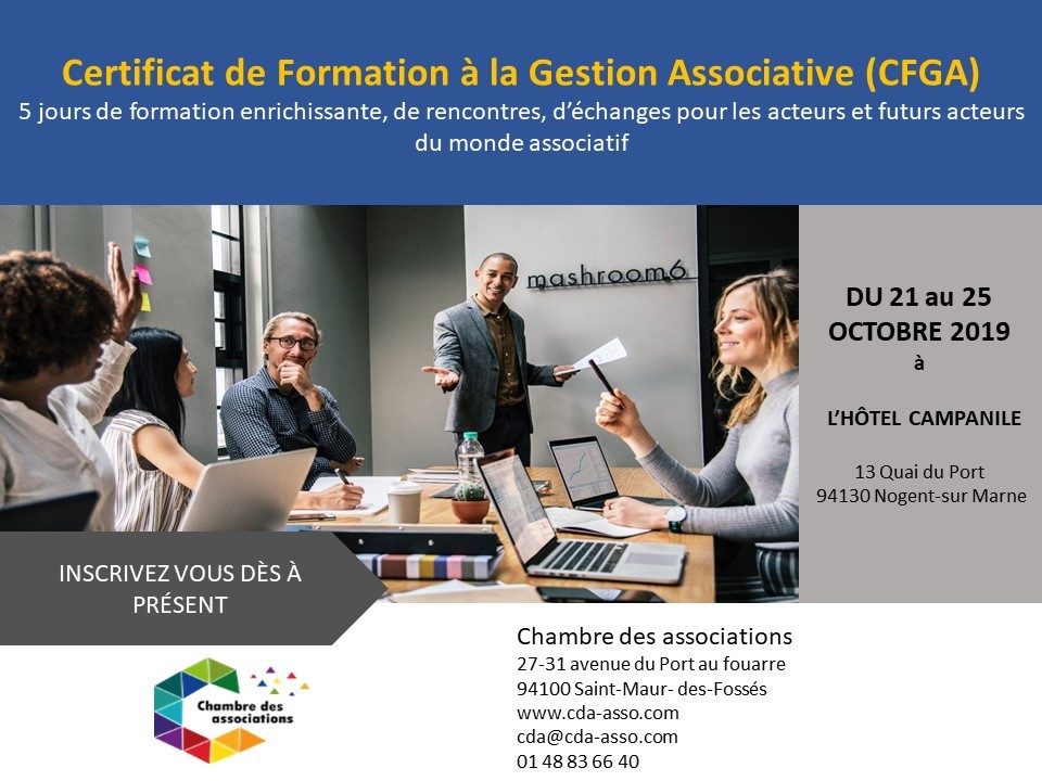 Certificat de Formation pour les dirigeants – apports de compétences/échanges…