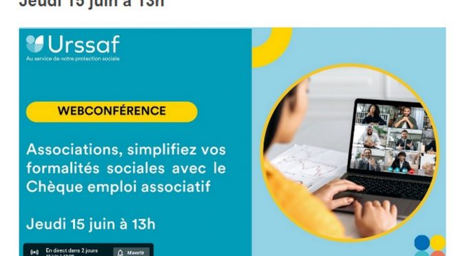Webconférence gratuite 15 Juin 2023 – Chèque Emploi Associatif
