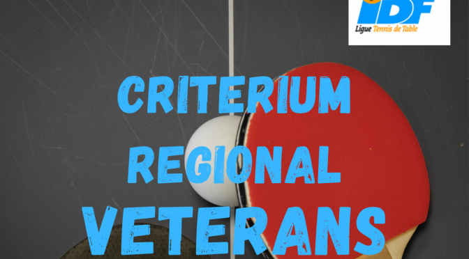 CHAMPIONNAT DE FRANCE INDIVIDUEL VETERANS